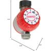 imageChapin 41003 Dual Zone Water Timer with Water Resistant Construction Numerous Options for Frequency of WateringDuration of Watering Settings and up to 116 PSI RedBlackMechanical Timer