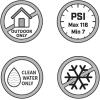 imageChapin 41003 Dual Zone Water Timer with Water Resistant Construction Numerous Options for Frequency of WateringDuration of Watering Settings and up to 116 PSI RedBlackSingle Zone Timer