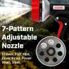 imageChapin 4605 7Pattern Garden Hose Spray Nozzle with Front Trigger Grip Threaded Connection Fits Standard Garden Hose for Gardening Landscaping Watering and Outdoor Jobs RedBlackFront Trigger Grip