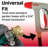 imageChapin 4695 Industrial High Temp High Pressure Front Grip Spray Nozzle with Threaded Connection Rated Up to 160F and 125 PSI RedBlackFront Grip