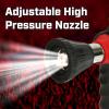 imageChapin 4697 Industrial High Flow Firefighter Style Garden Hose Nozzle Classic Fireman Style Grip Nozzle with Threaded Garden Hose Connection Adjustable Twist Nozzle Up to 250 PSI RedBlackFirefighter Water Cannon