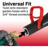 imageChapin 4697 Industrial High Flow Firefighter Style Garden Hose Nozzle Classic Fireman Style Grip Nozzle with Threaded Garden Hose Connection Adjustable Twist Nozzle Up to 250 PSI RedBlackFirefighter Style