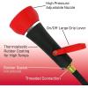 imageChapin 4697 Industrial High Flow Firefighter Style Garden Hose Nozzle Classic Fireman Style Grip Nozzle with Threaded Garden Hose Connection Adjustable Twist Nozzle Up to 250 PSI RedBlackFirefighter Style