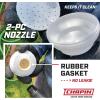 imageChapin 47998 2 Gallon Watering Can for Indoor ampamp Outdoor Plants 100 Recycled Plastic with Removable Nozzle DripFree Sprinkler Head Made in USAwatering can