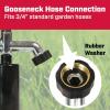 imageChapin 4984 TPost Impact Sprinkler 360 Degree Automatic Impact Sprinkler for Small Gardens and Lawns Up to 85ft Coverage Area