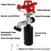 imageChapin 4984 TPost Impact Sprinkler 360 Degree Automatic Impact Sprinkler for Small Gardens and Lawns Up to 85ft Coverage Area