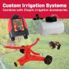 imageChapin 4986 3Arm Rotary Sprinkler 360 Degree Automatic for Small Gardens and Lawns Up to 45ft Coverage Area Red3Arm Rotary Sprinkler