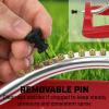 imageChapin 4990 Oscillating Lawn Sprinkler with 17 Brass Nozzles Red