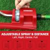 imageChapin 4990 Oscillating Lawn Sprinkler with 17 Brass Nozzles Red