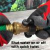imageChapin 69451 Shut Off Hose Coupling Heavy Duty Brass Valve Garden Hose Connector Set of 24pack