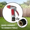 imageChapin 69453 Male Garden Hose QuickConnect Fittings Heavy Duty Valve Garden Hose Connector Set of 2Female4pack