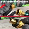 imageChapin 69453 Male Garden Hose QuickConnect Fittings Heavy Duty Valve Garden Hose Connector Set of 2Male2pack