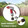 imageChapin 69453 Male Garden Hose QuickConnect Fittings Heavy Duty Valve Garden Hose Connector Set of 2MaleFemale4pack
