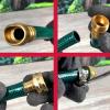 imageChapin 69459 Female Garden Hose Repair Connector with Clamps Hose Mender Fittings Set of 2Female2pack