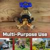 imageChapin 69474 HeavyDuty Brass Hose Splitter Hose Connection Fits Standard Garden Hoses Brass Construction with ShutOff Valves YShaped LeakFree Dual Water Flow for Landscaping and Outdoor Use1Pack
