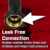 imageChapin 69475 Gooseneck Hose Coupling for Lawn ampamp Garden Sprinklers Zinc and Brass Threaded Connection Rubber Washer Black1Pack