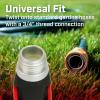 imageChapin 69479 Deluxe 1Way Shutoff Hose Connection Fits Standard Garden Hoses Metal and Plastic Construction with ShutOff Valves LeakFree High Volume Water Flow for Landscaping and Outdoor Use
