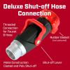 imageChapin 69479 Deluxe 1Way Shutoff Hose Connection Fits Standard Garden Hoses Metal and Plastic Construction with ShutOff Valves LeakFree High Volume Water Flow for Landscaping and Outdoor Use