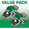 imageChapin 69488 Square Pattern Spot Sprinkler 2 Pack 360 Degree Sprinkler Head for Small Gardens and Lawns Up to 30Feet Coverage Area Lawn Sprinkler Small Area Yards and Garden Watering BlueCircular