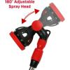 imageChapin International 4671 30inch with 7 Pattern Rotatable Nozzle and Adjustable 180degree Spray Head Watering Wand RedBlack3956 inches