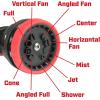 imageChapin International 4671 30inch with 7 Pattern Rotatable Nozzle and Adjustable 180degree Spray Head Watering Wand RedBlack3956 inches