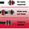 imageChapin International Chapin 69485 Female Garden ToolLess 2 Pack Mender Fitting for 5834 Standard Hose RedBlackMale