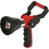 imageChapin 4697 Industrial High Flow Firefighter Style Garden Hose Nozzle Classic Fireman Style Grip Nozzle with Threaded Garden Hose Connection Adjustable Twist Nozzle Up to 250 PSI RedBlackFirefighter Water Cannon