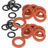 imageChapin 69460 24 Pieces Replacement Garden Hose Rubber Washers and ORings Sealing Ring for 38 Inch Quick Connector and Standard Garden Hose24pcs