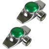imageChapin 69488 Square Pattern Spot Sprinkler 2 Pack 360 Degree Sprinkler Head for Small Gardens and Lawns Up to 30Feet Coverage Area Lawn Sprinkler Small Area Yards and Garden Watering BlueCircular