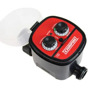 imageChapin 41003 Dual Zone Water Timer with Water Resistant Construction Numerous Options for Frequency of WateringDuration of Watering Settings and up to 116 PSI RedBlackSingle Zone Timer