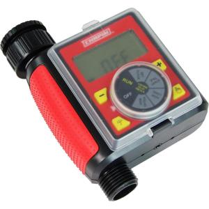 imageChapin 41003 Dual Zone Water Timer with Water Resistant Construction Numerous Options for Frequency of WateringDuration of Watering Settings and up to 116 PSI RedBlackSingle Zone Timer with Digital Display