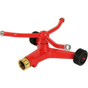 imageChapin 4986 3Arm Rotary Sprinkler 360 Degree Automatic for Small Gardens and Lawns Up to 45ft Coverage Area Red3Arm Rotary Sprinkler