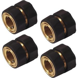 imageChapin 69453 Male Garden Hose QuickConnect Fittings Heavy Duty Valve Garden Hose Connector Set of 2Female4pack