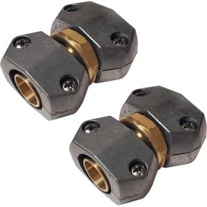 imageChapin 69456 Female HeavyDuty Hose Mender Coupling Fits 58 Inch and 34 Inch Garden Hose Repair Fitting Set of 2MaleFemale2pack