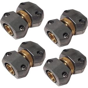 imageChapin 69456 Female HeavyDuty Hose Mender Coupling Fits 58 Inch and 34 Inch Garden Hose Repair Fitting Set of 2MaleFemale4pack