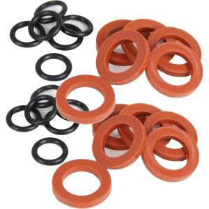 imageChapin 69460 24 Pieces Replacement Garden Hose Rubber Washers and ORings Sealing Ring for 38 Inch Quick Connector and Standard Garden Hose24pcs