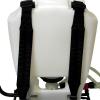 imageChapin 61800 4Gallon Made in USA Professional Backpack Sprayer with Brass Adjustable and Poly FanCone Nozzles Cushion Grip ShutOff 3Stage Filtration System Translucent WhiteRechargeable