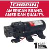 imageChapin 69216 12V50 GPM 60 PSI SelfPriming Diaphragm Water Pump for ATVs Marine Boating Water Supply Camping RV Recreation ampamp Boom Spray Systems10 GPM Standard
