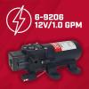 imageChapin 69216 12V50 GPM 60 PSI SelfPriming Diaphragm Water Pump for ATVs Marine Boating Water Supply Camping RV Recreation ampamp Boom Spray Systems10 GPM Standard
