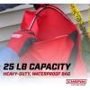 imageChapin 84700A 25Pound Professional Handheld Bag Seed spreader with Waterproof Bag Enclosed Gears Rear Baffle Adjustable Shoulder Strap and Multiple Spread Options RedBag Seeder