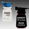 imageChapin Made in USA G385 32 Ounce Insecticide Hose End Sprayer Sprays 6 Gallons Fan Spray Nozzle Translucent White32ounce