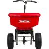 imageChapin 8303C Made in the USA 100 lb Contractor Turf Broadcast Spreader with Enclosed Gears System Rugged Powder Coated Steel Frame 12 Inch Tire Includes Rain Cover and Grate RedRed