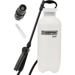 imageChapin 20003 Made in USA 3 Gallon Lawn and Garden Pump Pressured Sprayer for Spraying Plants Garden Watering Lawns Weeds and Pests Translucent White3Gallon