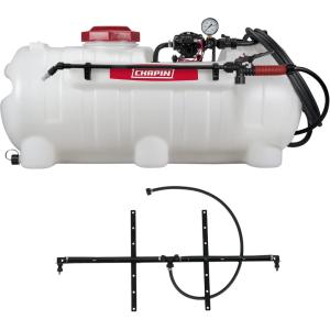 imageChapin 97114 Made in The USA 15Gallon 25GPM12V EZ Mount Deluxe MultiPurpose ATVUTV Tank Sprayer for Lawn ampamp Garden Farm ampamp Acreage Fertilizers Weed Control with 2Nozzle Spray Boom Attachment25Gallon