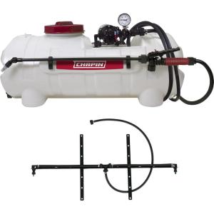 imageChapin 97114 Made in The USA 15Gallon 25GPM12V EZ Mount Deluxe MultiPurpose ATVUTV Tank Sprayer for Lawn ampamp Garden Farm ampamp Acreage Fertilizers Weed Control with 2Nozzle Spray Boom Attachment15Gallon