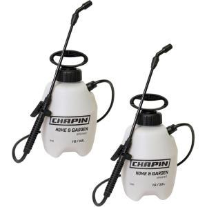 imageChapin International 16109 1Gallon Value Pack Lawn and Garden Pump Sprayer Made in The USA for Spraying Weeds Insects Fertilizers 2Pack Translucent White1 Gallon 2Pack