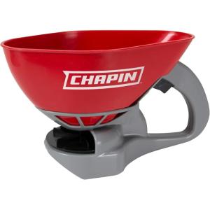 imageChapin International 8706A 16Liter Hand Crank Turf Spreader Poly Scoop with Thumb Control 1pack Red