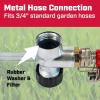imageChapin 4991 Spike Impact Sprinkler 360 Degree Automatic Impact Sprinkler with Yard Spike for Gardens and Lawns Up to 85 ft Coverage Area Lawn Sprinkler Yards and Garden Watering Red