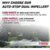 imageChapin 8622B Made in The USA 22 Cubic Feet Tow and Pull Behind Spreader with AutoStop Dual Impeller That Stops When Not Moving Designed for Farm and Tough Terrain Hitch Pins BlackRanch  Farm  Acreage