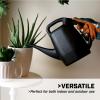 imageChapin 48000 Watering Can Garden Indoor and Outdoor Plants Recycled Plastic Made in USA Black 05 Gallon 23 Liters